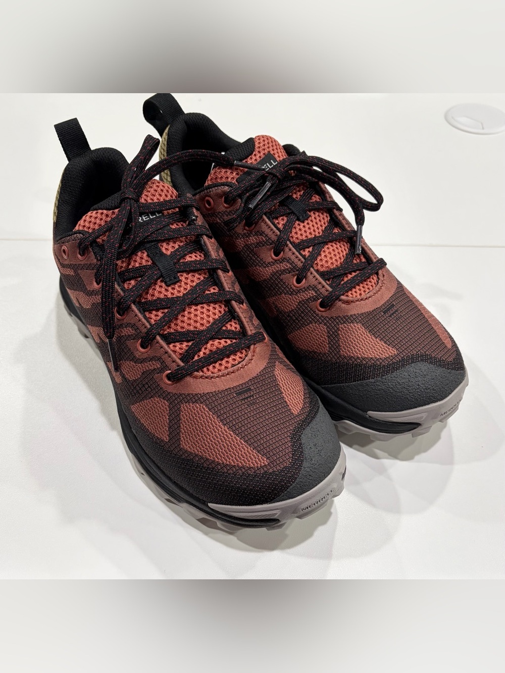 Merrell Women's Size 8 Speed Eco Waterproof Hiking Shoe NWT Berry Red Comfort